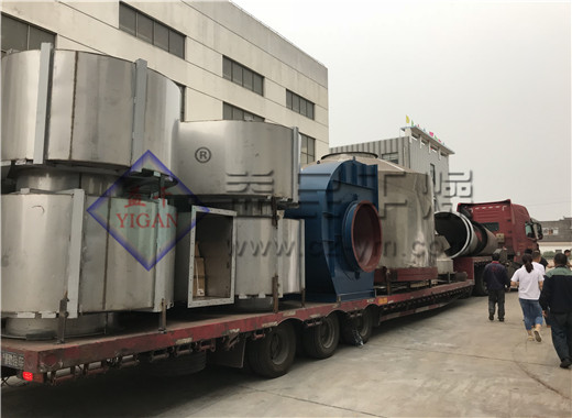 內(nèi)蒙古某化學(xué)公司訂購(gòu)的一套LPG-7000大型非標(biāo)噴霧干燥機(jī)發(fā)貨